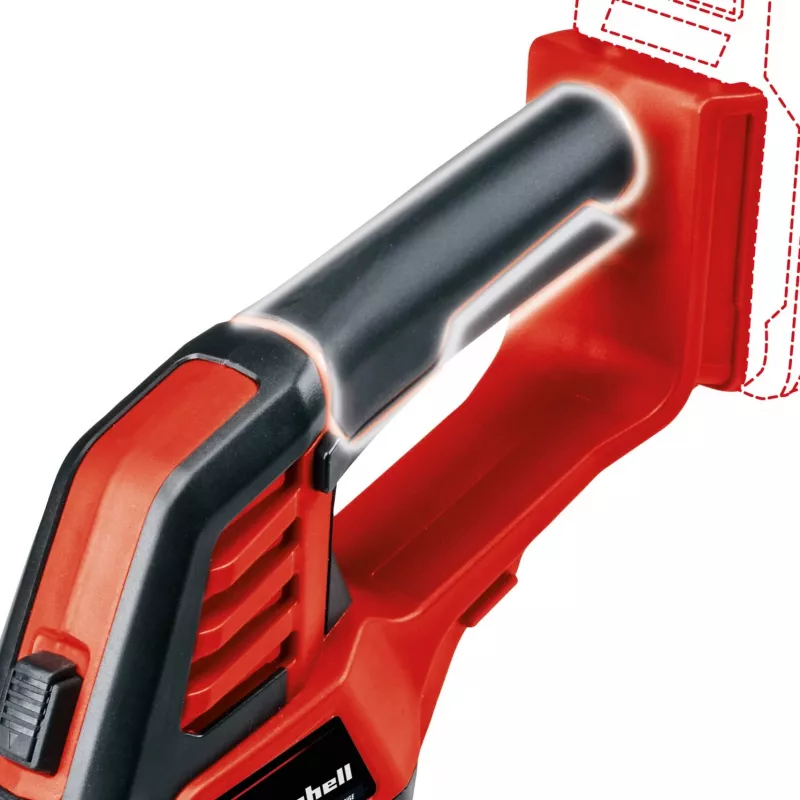 Belaidė žoliapjovė Einhell GE-CG 18/100 8 mm 18 V Li-Ion juoda, raudona