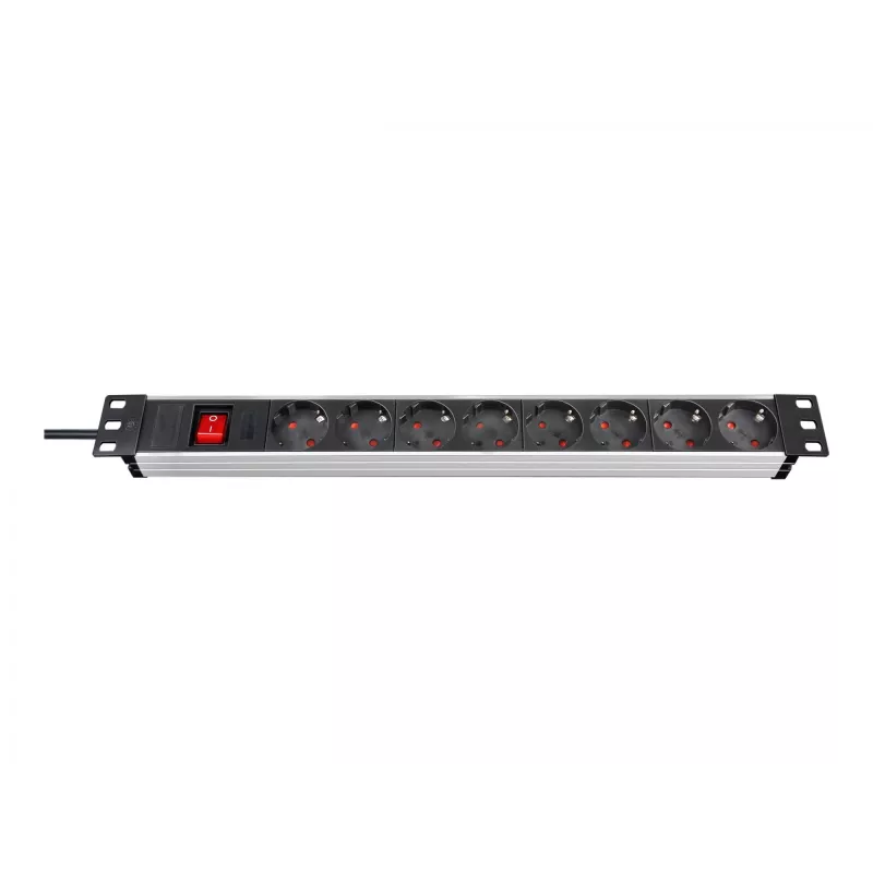 Maitinimo juosta Brennenstuhl Premium-Line Technic Alu 19 inch 1U 8 lizdų