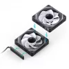 120 mm ARGB korpuso ventiliatorių rinkinys Jonsbo ZL-120BR 3 vnt. su reversiniu apšvietimu