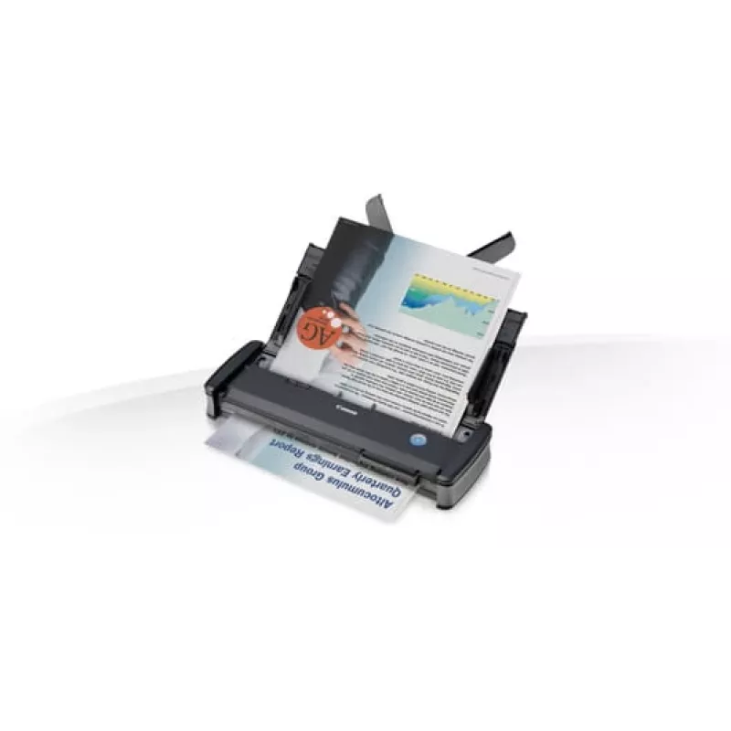 Canon imageFORMULA P-215II nešiojamasis dvipusis dokumentų skaitytuvas, 216 x 1000 mm, 600 x 600 DPI, 24 bit, lakštinis skaitytuvas, juoda, pilka, CMOS CIS
