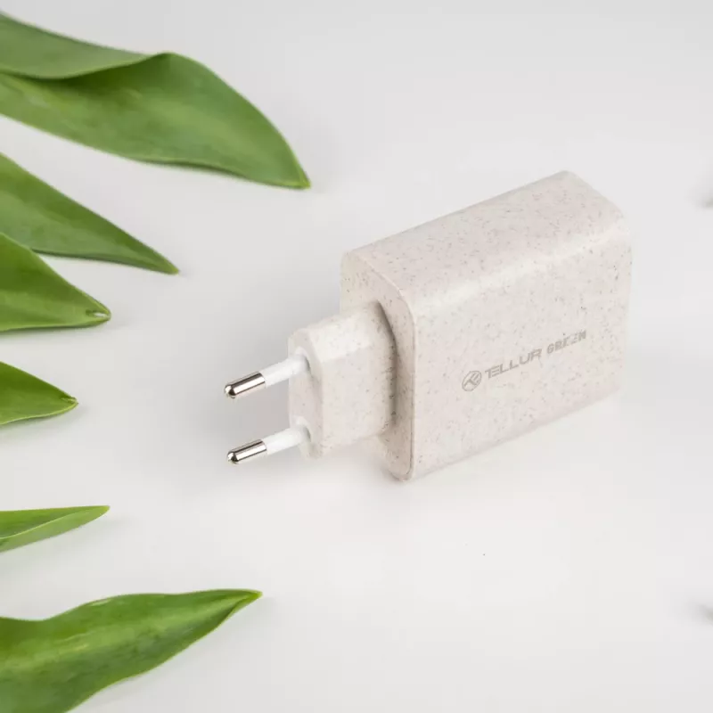 Įkroviklis Tellur TLL151321 Type-C PD20W USB QC3.0, 20W PD ir QC3.0 greitasis įkrovimas