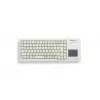 CHERRY XS jutiklinės dalies klaviatūra universali USB QWERTZ vokiška pilka