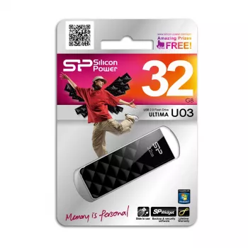 Silicon Power Ultima U03 USB atmintukas 32 GB USB Type-A 2.0 Juodas