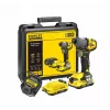 Stanley SFMCF830D2K-QW smūginis suktuvas be šepetėlių, 2×2,0 Ah, 3200 aps./min., juoda/geltona