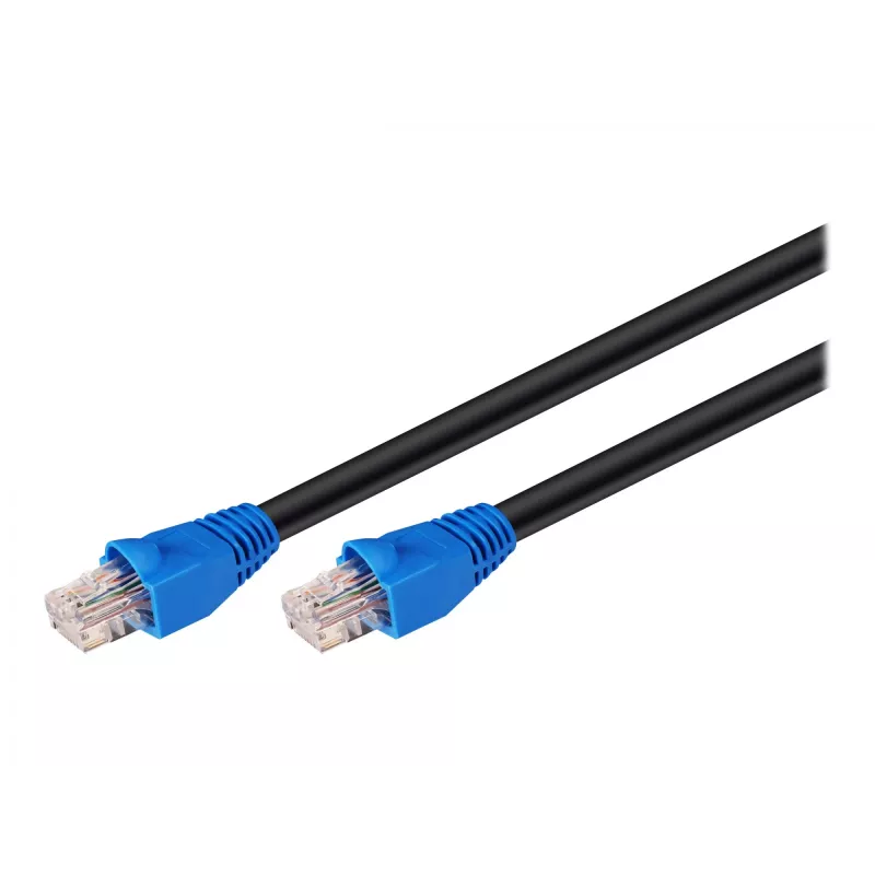 Goobay 94393 Ethernet Patch Laidas Juodas 30 m Cat 6 U/UTP