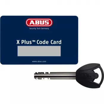 ABUS 59715 Dviračio spyna Juoda-Raudona 1200 mm Grandininė spyna (59715)