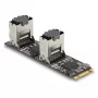 DeLOCK Converter M.2 2280 Key B+M (vyriškas) į 8 x SATA