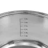 Resto Kitchenware Libra 4,6 L Apvalus nerūdijančio plieno indas