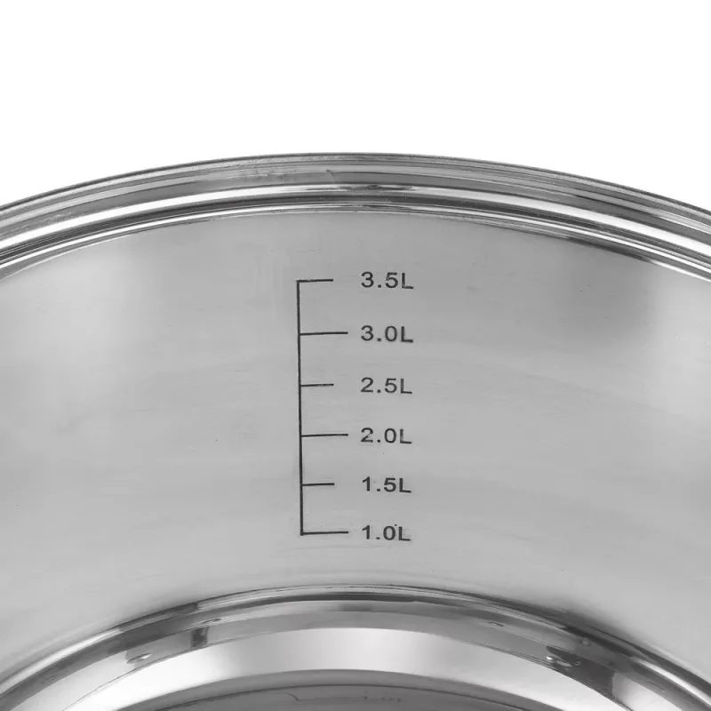 Resto Kitchenware Libra 4,6 L Apvalus nerūdijančio plieno indas