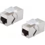 Keystone RJ45 lizdas ShiverPeaks CAT6A STP, 2 vnt.