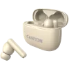 Canyon CNS-TWS10BG Ausinės ir ausinių rinkinys Tikras belaidis stereofoninis (TWS) Įstatomos ausinės pokalbiams/muzikai/sportui/kasdieniam naudojimui USB Type-C Bluetooth Smėlio spalvos (CNS-TWS10BG)