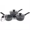 Verdančių puodų rinkinys Salter BW11460BRMFO 3 vnt. juodas aliuminis