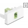 Patch panel modulis DELOCK 90894 SC Simplex, Lindgreen White