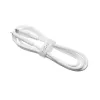Fiksuotas skysto silikono kabelis FIXDLS-CC12-WH 60W Baltas USB duomenų kabelis