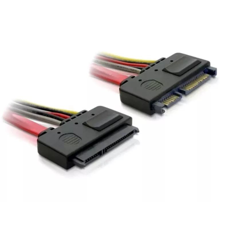 SATA ilginimo kabelis DeLOCK 84362 0.2 m raudonas