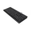 A4Tech KR-92 klaviatūra Universal USB QWERTY angliška Juoda