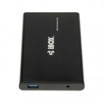 Išorinis HDD korpusas IBOX HD-02 Juodas 2.5 inch SATA diskams, USB 3.2 Gen 1 (Type-A), vieno lizdo, metalinis
