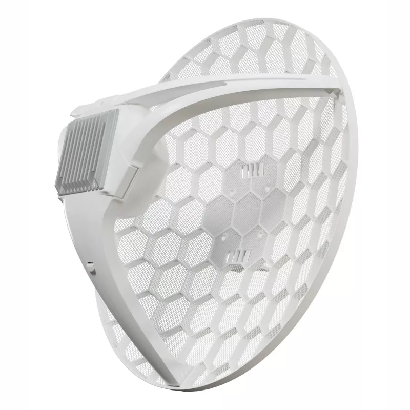 Mobiliojo ryšio tinklo modemas MikroTik LHG LTE6 komplektas 4G PoE lauko sąlygoms, 1x Gigabit Ethernet, 700/850 MHz juostos, 0,8 GHz procesorius, 256 MB RAM