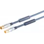 Antenos jungiamasis laidas ShiverPeaks 10m RG59U su chromuotais metaliniais jungtuvais