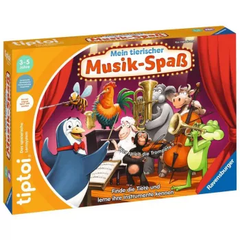 Stalo žaidimas tiptoi Mein tierischer Music Fun
