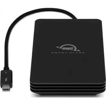 OWC Envoy Ultra – išorinis SSD 4 TB – nešiojamas – M.2 NVMe – Thunderbolt 5 (USB-C jungtis) – juodas (OWCTB5ENVU04)