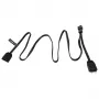 Phanteks PH-CB-DRGB3P_MB – 3 kontaktų – 2 x Molex (3 kontaktų) – tiesus – tiesus – juoda – pagrindinė plokštė
