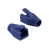Logilink RJ45 kištuko įtempimo mažinimo gaubtas, 8,0 mm (50 vnt.) | MP0035B | Mėlyna
