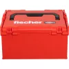 Įrankių dėžė FISCHER L-BOXX FLB 238 tuščia, raudona/juoda, modulinė laikymo sistema