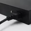 Eterneto PoE jungiklis QOLTEC 52289 — 4x RJ45 PoE prievadai, 2x RJ45 uplink, 65W galios biudžetas