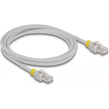 Tinklo kabelis DeLOCK RJ45 Cat.6A S/FTP 2m pilkas
