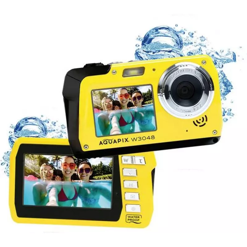 Vandeniui atspari kompaktinė kamera Easypix W3046 Edge Geltona