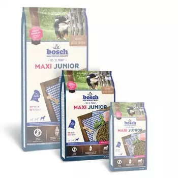 Bosch MAXI JUNIOR 3 kg Ėdalas šuniukams su paukštiena