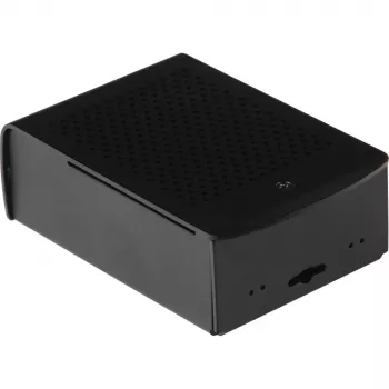 JOY-IT RPI CASE ALU06 - Dėklas Raspberry Pi 4, aliuminis, juodas (RB-ALUCASEP4+06)