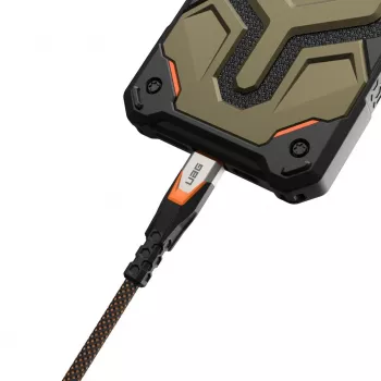USB C į USB C laidas C2G 9B4415114097 USB 3.2 Gen 2x2 0.75 m — Juodas/Oranžinis