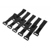 Kabelių raiščiai LOGILINK KAB0056 nailoniniai 150 mm juodi, pakuotė 10 vnt.