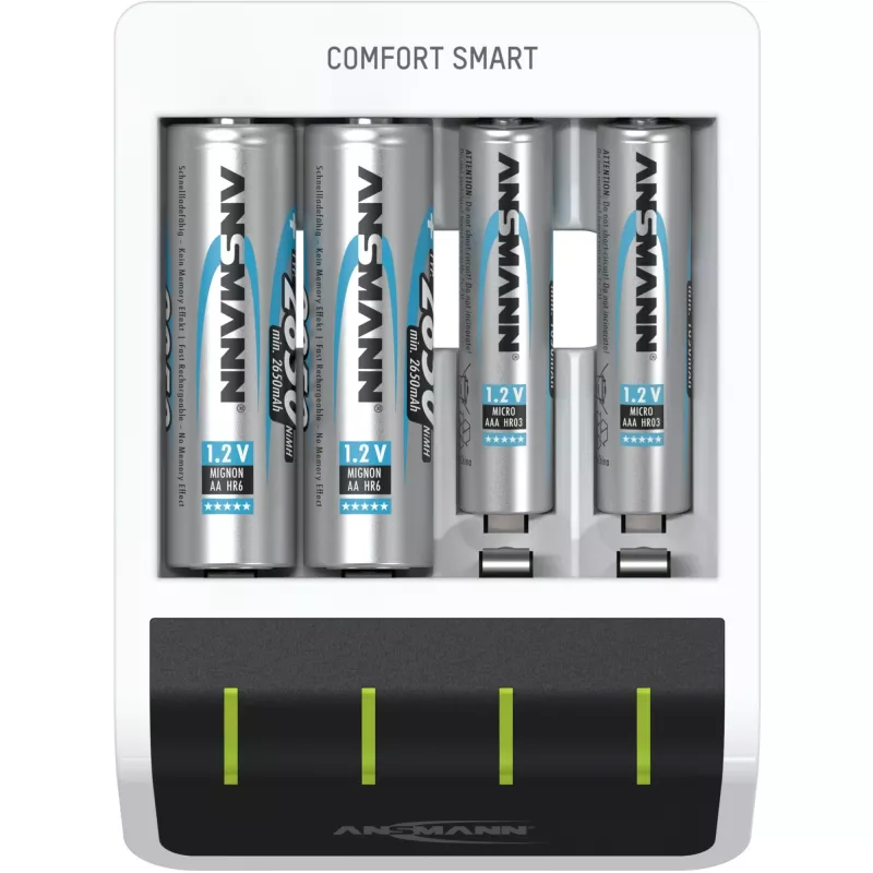 Baterijų įkroviklis Ansmann Comfort Smart Household USB