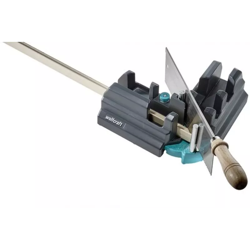 Nuolaidų ir kampų pjovimo šablonas Wolfcraft 6948200 – kampų matuoklis, 85–180° matavimas, lentoms iki 3 cm, juodas