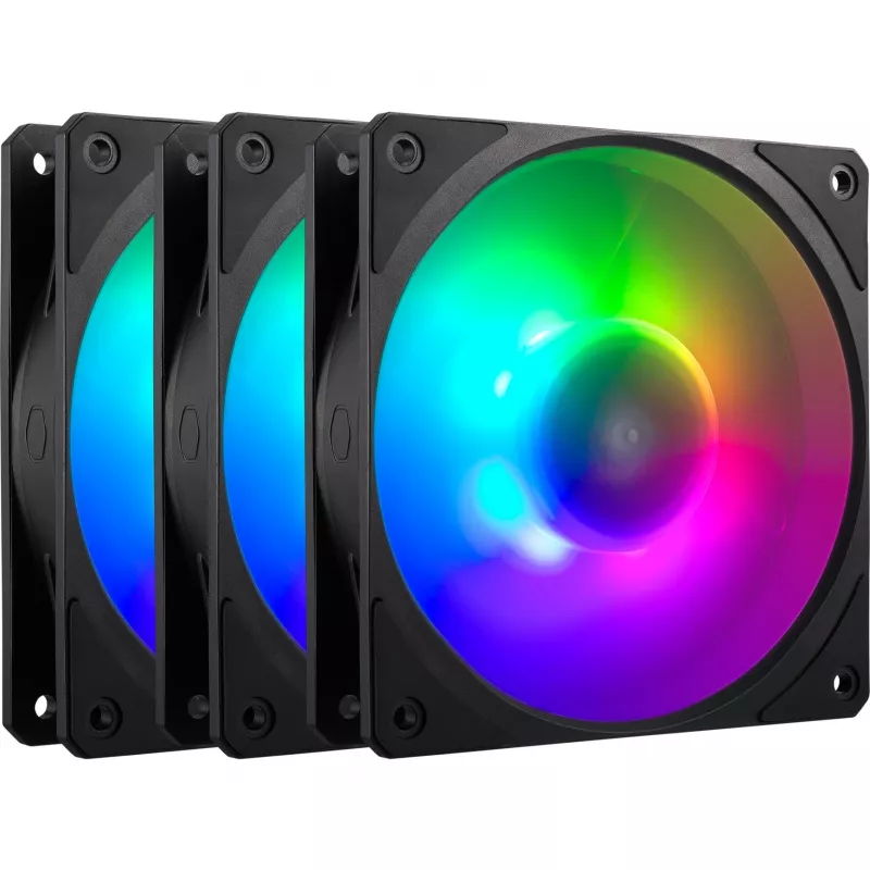 COOLER MASTER Mobius 120P ARGB ventiliatorių rinkinys (3 vnt.)