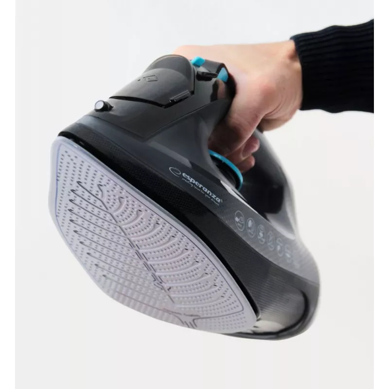 Esperanza EHI010 Lygintuvas su keraminiu padu, pilka/juoda, 2600 W
