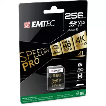 Atminties kortelė Emtec 256 GB SDXC UHS-I Class 10 ECMSD256GXC10SP