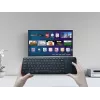 Belaidė RF klaviatūra TRACER TRAKLA46367 – Pilno dydžio, membraninė, su touchpad, 2.4 GHz, juoda