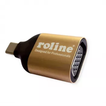 ROLINE 12.03.3233 USB-grafikos adapteris 1920 x 1080 pikselių Gold (12.03.3233)