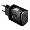 Baseus 30W USB įkroviklis QC PD3.0 Type C greitasis įkrovimas telefonams iPhone 17 16 15 14 13 12 Pro Max Xiaomi Samsung