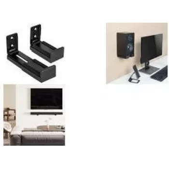LogiLink Laikiklis garso kolonėlei sieninis, 9–15,4 cm plotis, juodas – Priedas TFT/LCD televizoriui (BP0209)