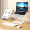 MEDIA-TECH Laptop Stovas – Nešiojamojo kompiuterio stovas MT2661W (baltas)
