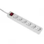 Hama 00108833 apsauginis nuo viršįtampių lizdų blokas 6x kištukiniai lizdai 230 V 5 m baltas