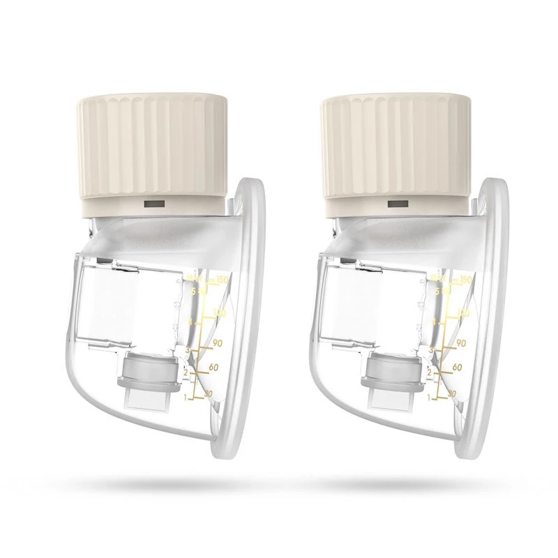Elektrinis pientraukis neno VENTO TWIN belaidis, įkraunamas, dvigubas/dualus režimas, LCD, 150 ml buteliukai, smėlio spalvos