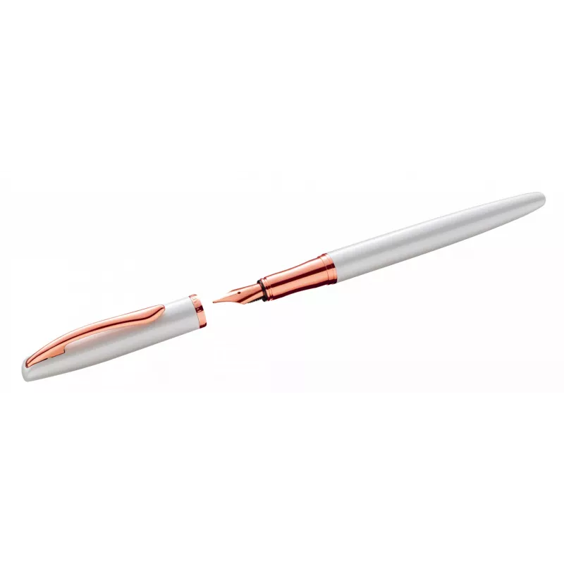 Parkinis šratinukas Pelikan Jazz Noble Elegance P36 Gold Pearl White, kasetinė sistema