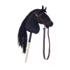 Žaislinis arkliukas ant lazdos HOPPIHORSE Hobby Horse A3 juodas