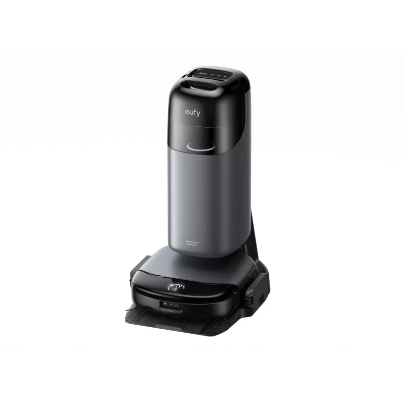 Anker Eufy | Robotinis dulkių siurblys su viskas vienoje stotele | Omni S1 | Šlapias ir sausas valymas | Maks. veikimo laikas 216 min | 4600 mAh | 8000 Pa | Pilka